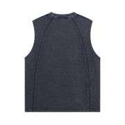Vintage Washed Exposed Seam Raw Edge Tank Top