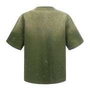 Men’s Vintage Washed Paint Splatter Spray Dye Cotton Tee
