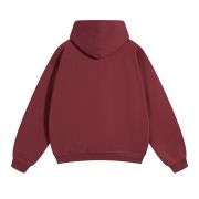 Burgundy heavyweight pullover hoodie