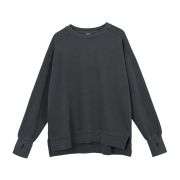 Charcoal washed ninja sleeve top