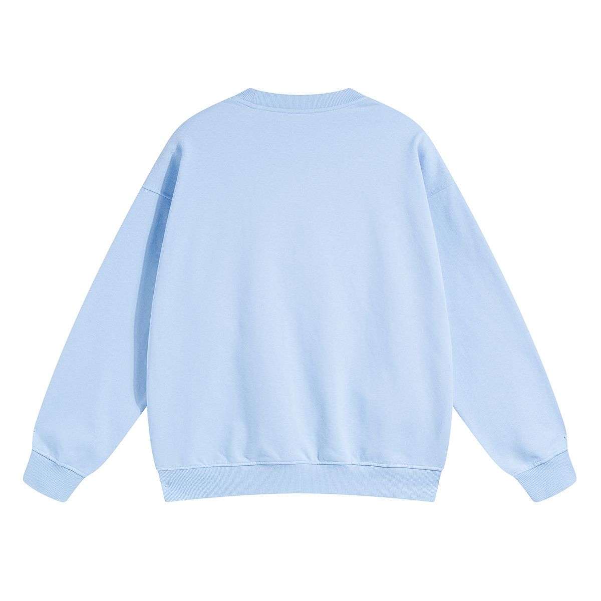 Light blue heavyweight crewneck sweatshirt
