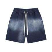 Vintage Wash Gradient Cotton Loose Fit Casual Streetwear Shorts