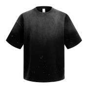 Men’s Vintage Washed Paint Splatter Spray Dye Cotton Tee