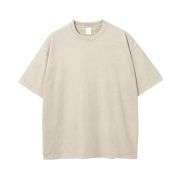 Vintage Snow Washed Oversized Cotton Crew Neck T-Shirt