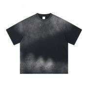 Vintage Washed Cotton Crew Neck Oversized T-Shirt