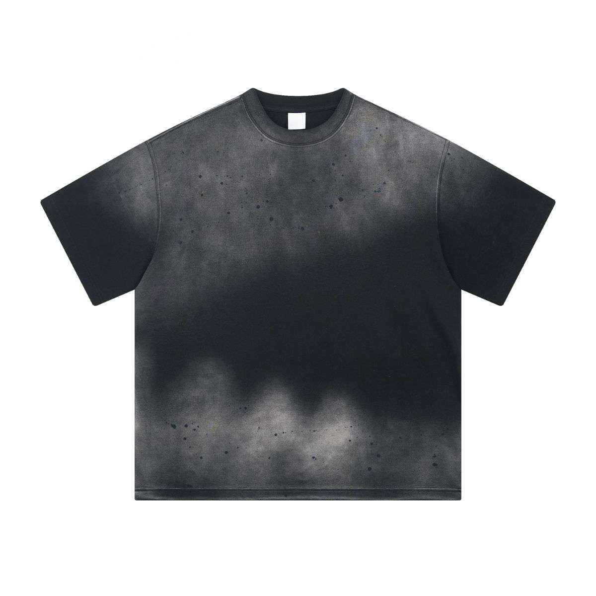 Vintage Washed Cotton Crew Neck Oversized T-Shirt