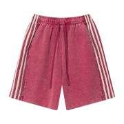 Men’s Vintage Washed Side Stripe Loose Casual Sports Shorts