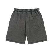 Vintage Washed Cotton Loose Fit Elastic Waist Casual Shorts