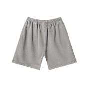 Heavyweight Cotton Washed Drawstring Loose Straight-Leg Streetwear Shorts