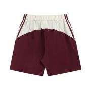 Quick-Dry Color Block Paneled Loose Fit Casual Shorts