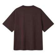 Cotton Breathable Split Hem Crew Neck Casual Short Sleeve Tee