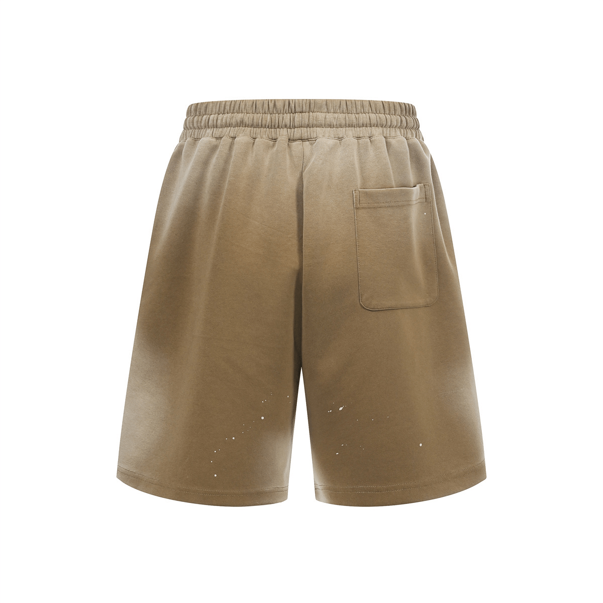 Soft Cotton Loose Fit Spray-Painted Gradient Casual Streetwear Shorts