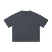 Heavyweight Cotton Vintage Washed Boxy Fit Short Sleeve Tee
