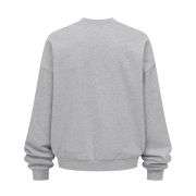 Light grey crewneck sweatshirt