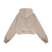 Women’s Cropped Fleece Pullover Hoodie