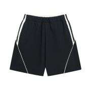 Quick-Dry Color Block Paneled Loose Fit Casual Shorts