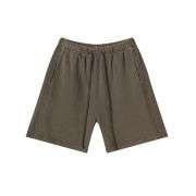 Heavyweight Cotton Washed Drawstring Loose Straight-Leg Streetwear Shorts