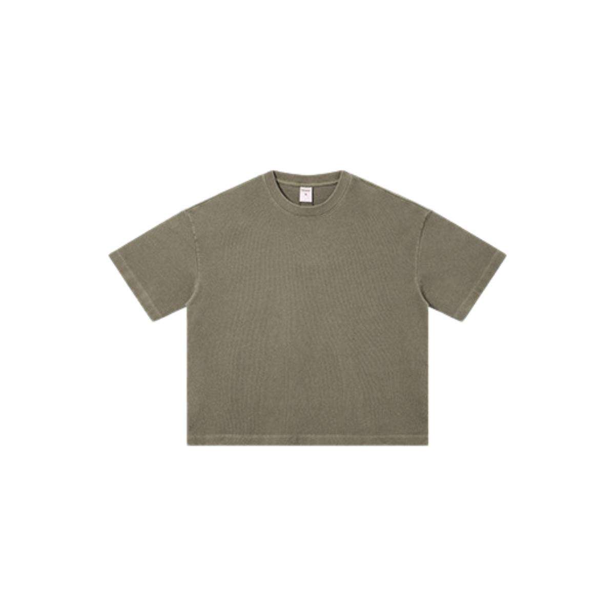 Heavyweight Cotton Vintage Washed Boxy Fit Short Sleeve Tee