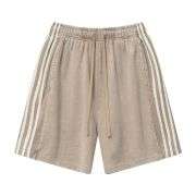 Men’s Vintage Washed Side Stripe Loose Casual Sports Shorts