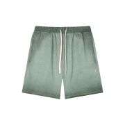 Vintage Gradient Wash Loose Fit Cotton Casual Shorts
