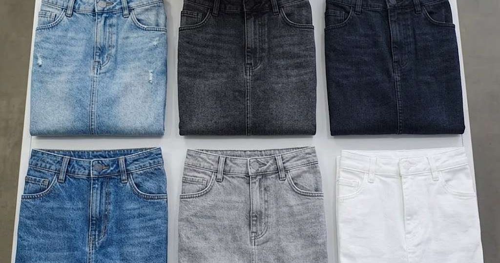 In-line quality inspection during distressed denim skirt production for consistent results