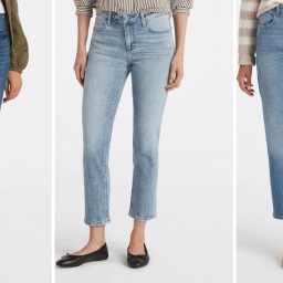Slim leg construction demonstrating accurate tapering throughout the skinny jeans silhouette