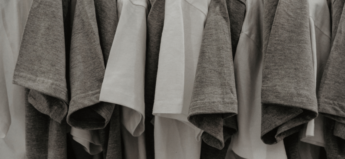 Reinforced neckline stitching improving t-shirt collar strength and stability