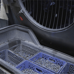 Fabric pre-washing process to improve denim stability before cutting