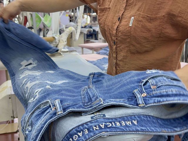 denim jeans OEM ODM factory production quality inspection bulk manufacturing process Newasia Garment