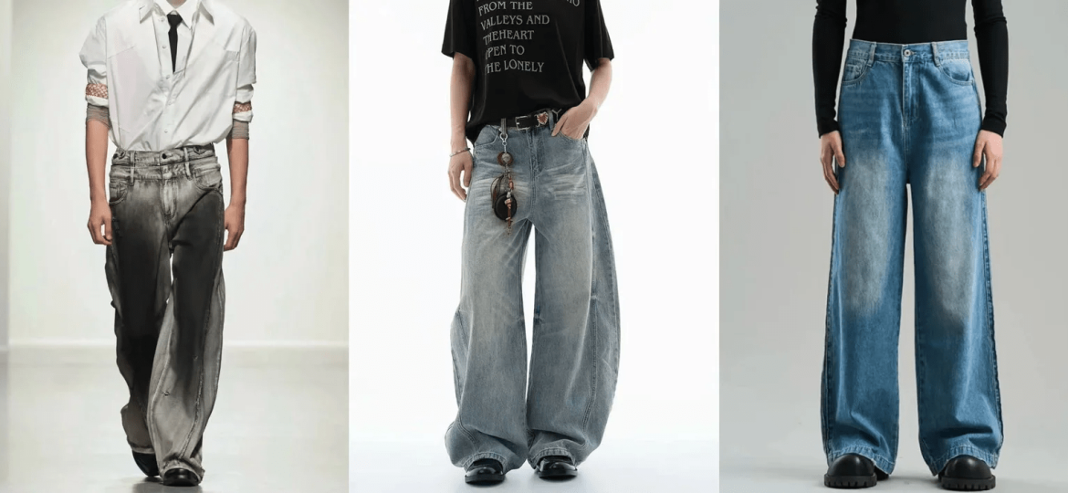 Men denim fashion trends 2026 showcasing modern streetwear outfits with jeans jackets and casual styling ideas