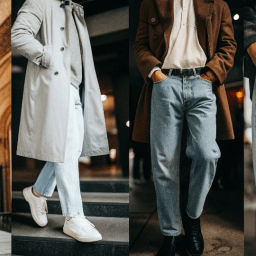 Streetwear outfit featuring Diesel jeans in urban lifestyle context