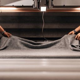 denim fabric knitting and weaving production process textile manufacturing factory line