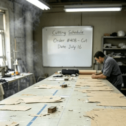 Clothing OEM production timeline from design confirmation to final shipment