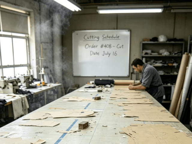Clothing OEM production timeline from design confirmation to final shipment