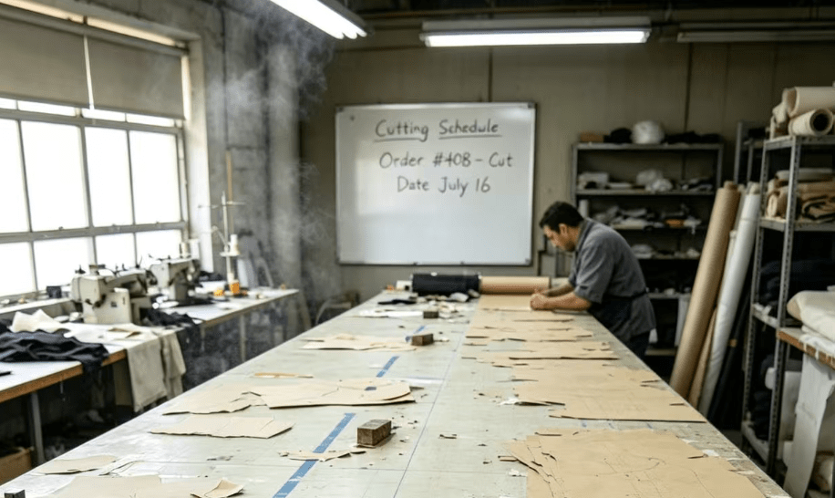 Clothing OEM production timeline from design confirmation to final shipment