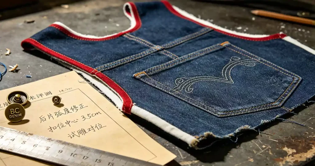 Premium Custom Denim Jacket with Vintage Wash and Private Label Customization