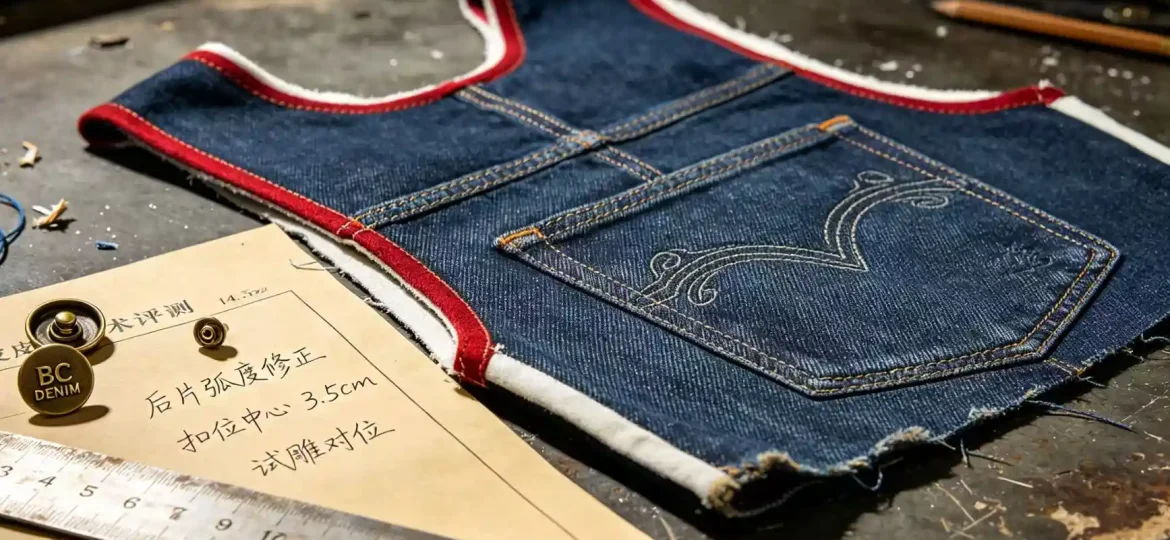 Premium Custom Denim Jacket with Vintage Wash and Private Label Customization
