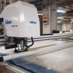 Jeans manufacturing process showing complete denim production workflow from design to finished garment