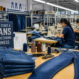 Custom jeans manufacturing business with OEM denim factory suppor