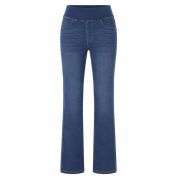 Vintage Washed High Waist Straight Leg Jeans