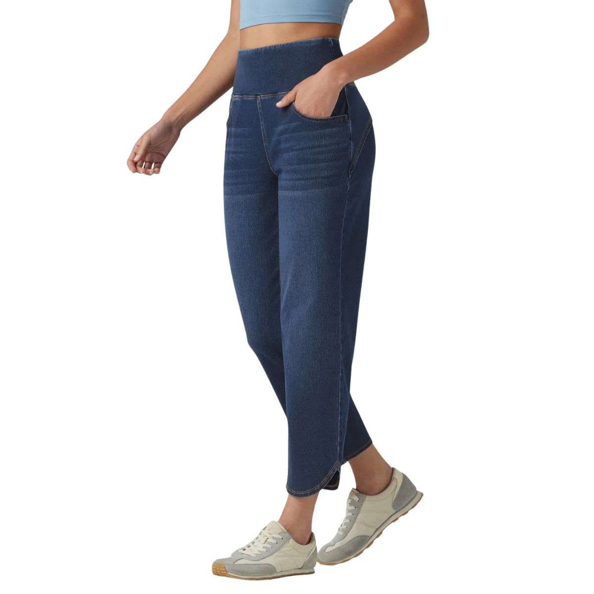 High Waisted Skinny 7/8 Jeans