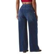Mid Rise Wide Leg Casual Jeans