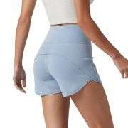 High Waisted Tummy Control Denim Shorts