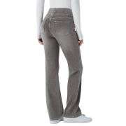 Vintage Washed High Waist Straight Leg Jeans