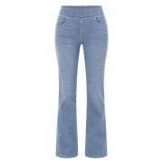 Vintage Washed High Waist Straight Leg Jeans
