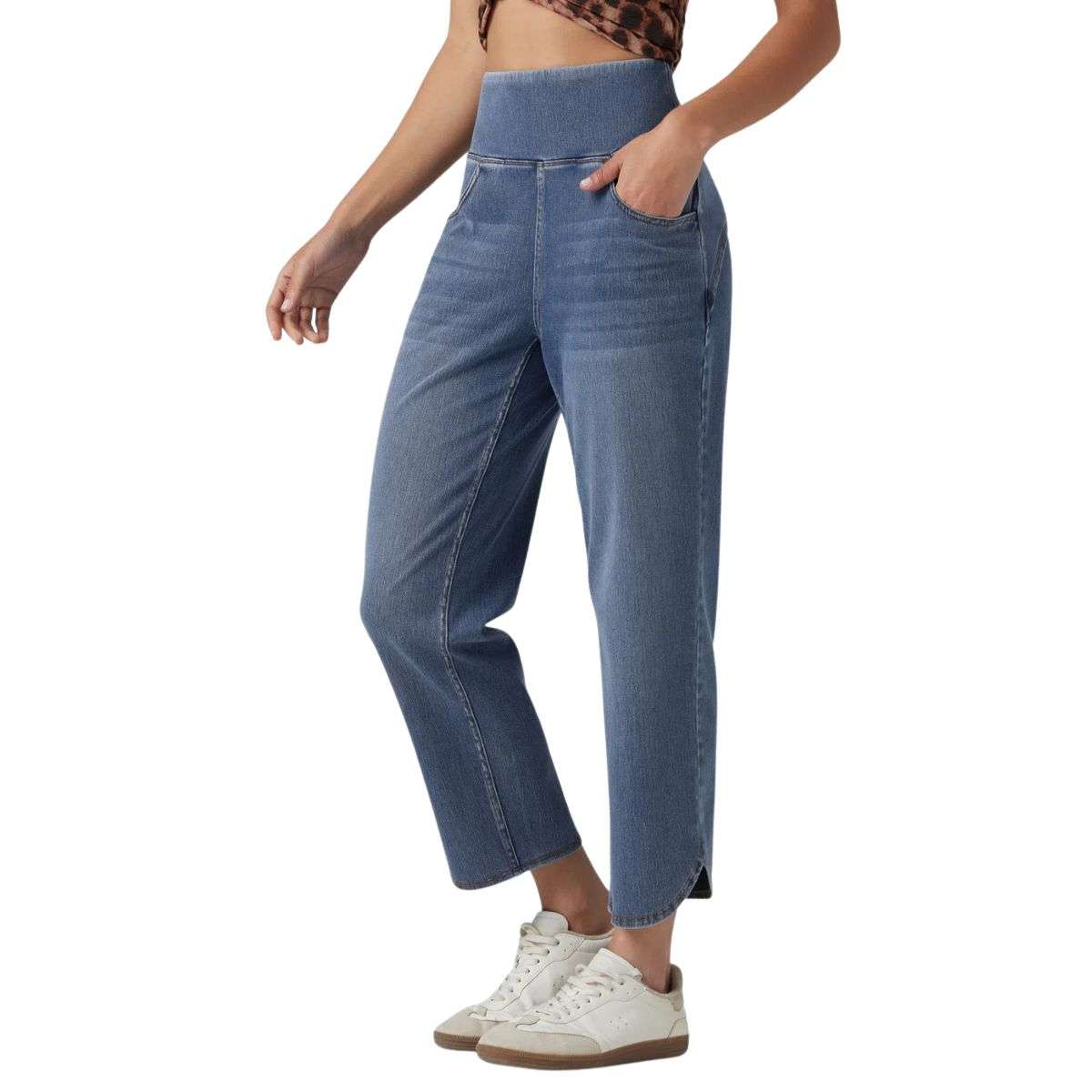 High Waisted Skinny 7/8 Jeans