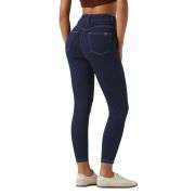 High Waisted Stretch Denim Leggings with Pockets