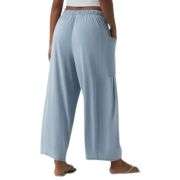 Soft Stretch Lyocell Drawstring Wide Leg Jeans