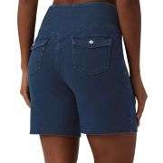 High Waist Tummy Control Stretch Denim Shorts