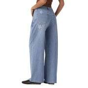 High Waist Relaxed Fit Embroidered Jeans